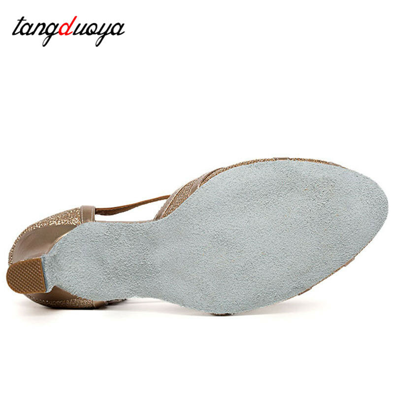 Nuove scarpe da ballo latino per donna/donna/ragazze Tango Pole Ballroom scarpe da ballo con tacco 5.5/7.5cm