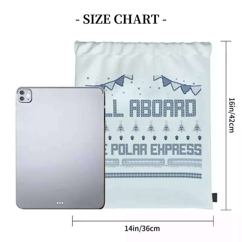 Polarne plecaki ekspresowe wielofunkcyjna przenośna torby ze sznurkiem wiązana kieszonkowa torba sportowa torby na książki na podróż