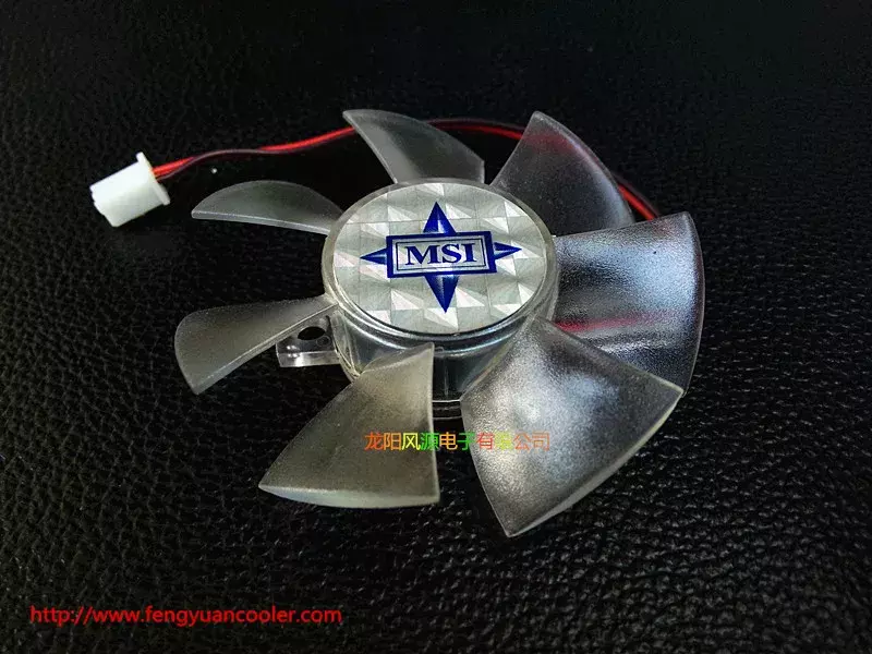 Pale de ventilateur 6015 ° pour carte graphique connectée, diamètre 55mm, pas de trou 26mm, 12V, 0,1 A, 2 broches, 60x60x15mm