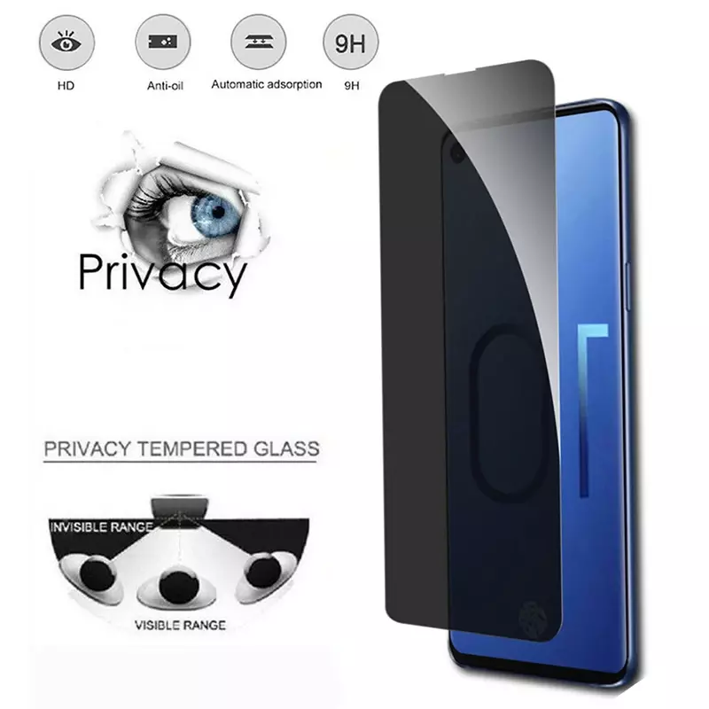 Protecteur d'écran en verre trempé anti-espion pour Samsung, film de protection de la vie privée sur galla.com m 32 32m 4g 5g
