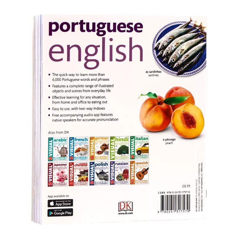 DK portoghese inglese bilingue Visual Dictionary bilingue contrattivo grafico Dictionary Book