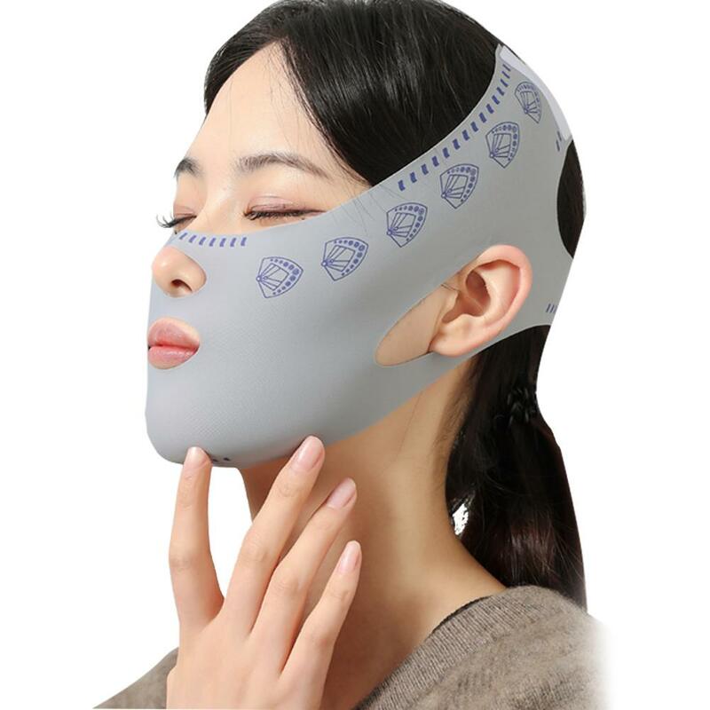 Nowy projekt podbródek maska V linia kształtująca maski na twarz pasek twarzy pas wyszczuplający podnoszenie snu maska na twarz rzeźbienie D3K5