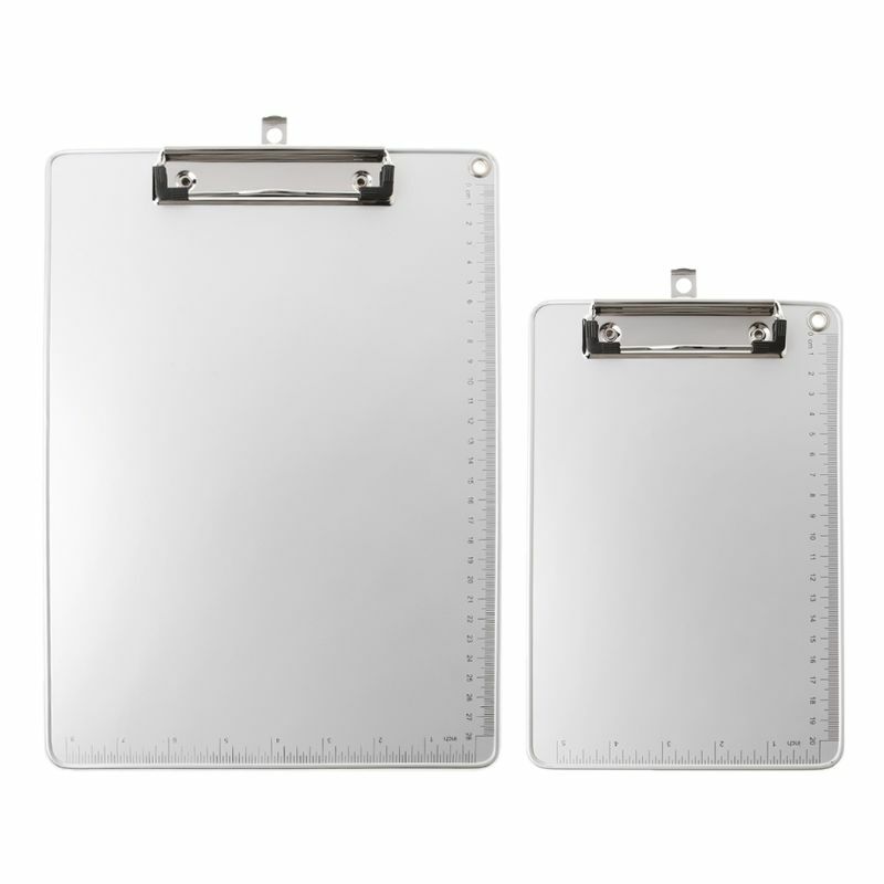 Planche à Clip d'écriture Portable en d'aluminium, panneau antidérapant pour fichiers, papier dur H