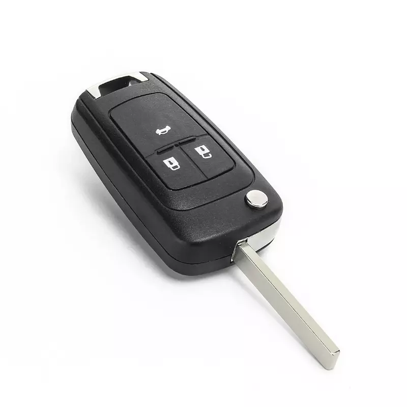 KEYYOU – coque de clé de voiture pliable pour Chevrolet Cruze Epica Lova Camaro Impala 2 3 4 5 boutons HU100 remplacement de la lame