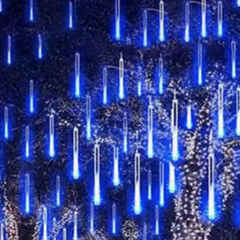 LED-Meteorsc hauer, Solar Outdoor dekorativ, Landschaft, hängender Baum, blinkende Lichterkette