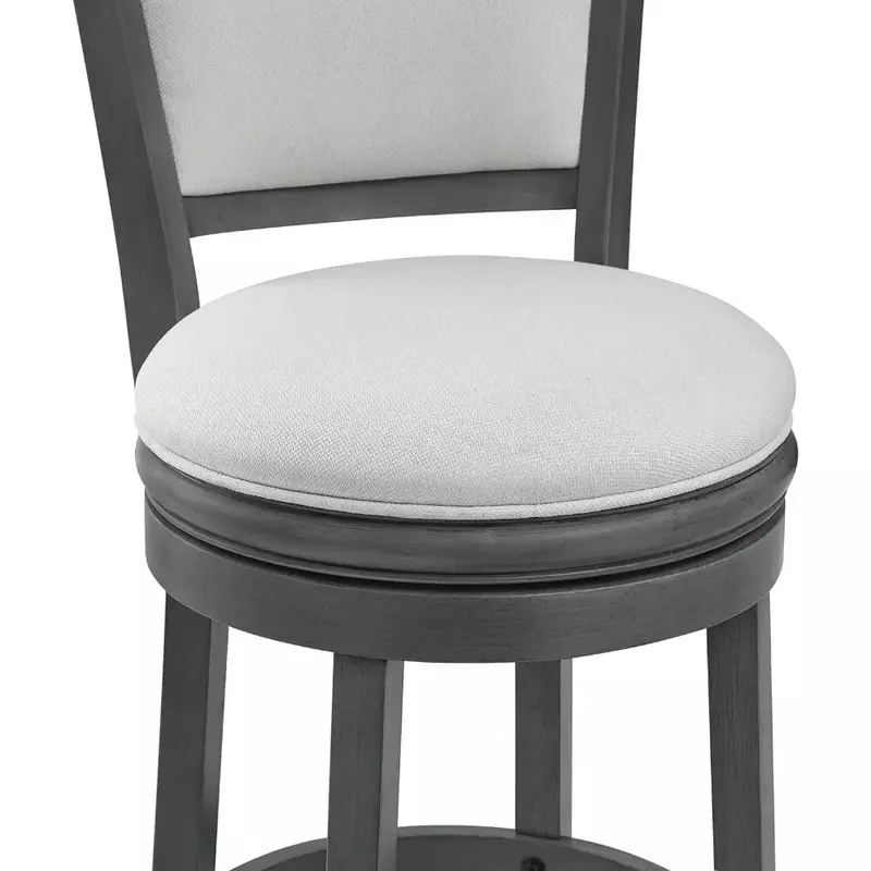 Sgabelli da Bar, sedia in legno con altezza del sedile da 24 ", sedie girevoli per Bar da Pub con schienale, sedia da Bar