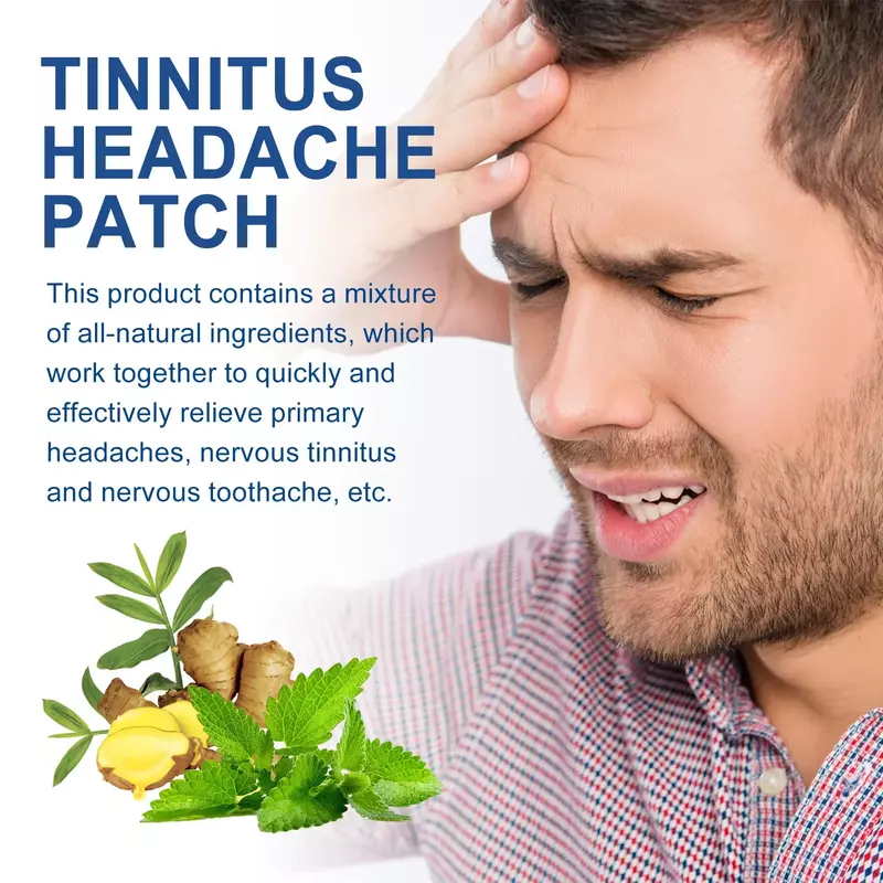 Nervous Tinnitus Headache Patch Relieves Discomfort In The Head of Tinnitus, and Acupoint Care Ear Health Care Stress Relief