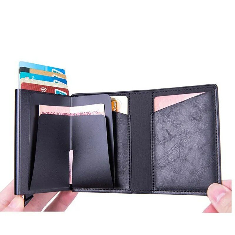 RFID 지갑 슬림 미니멀리스트 신용 카드 홀더, 추적 장치 보호 케이스, 분실 방지 보호 지갑, 신제품