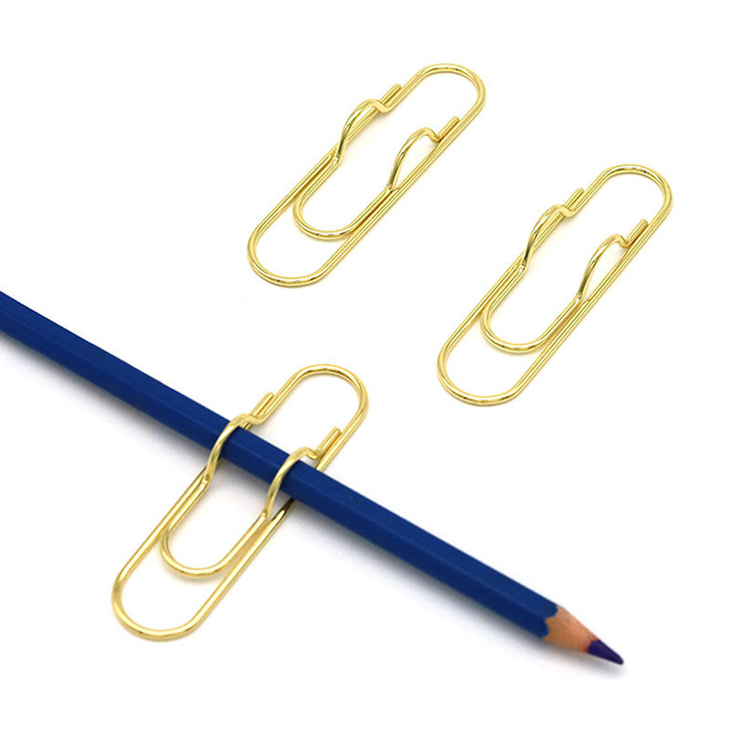 ปากกาโลหะคลิปเก็บสายกระดาษที่คั่นหนังสือรูปโน้ตบุ๊คเครื่องเขียนสำนักงานโรงเรียนอุปกรณ์เสริม