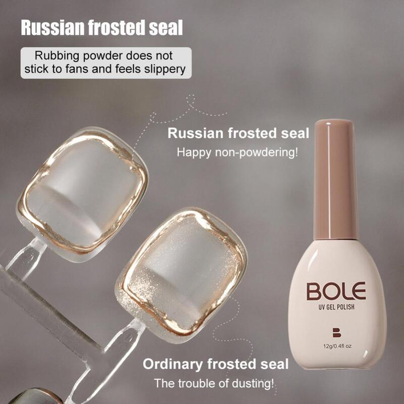 Unieke Textuur Non-Stick Gladde Nagelgellak Professionele Salon-Kwaliteit Russische Stijl Nagelverzorging Duurzaam