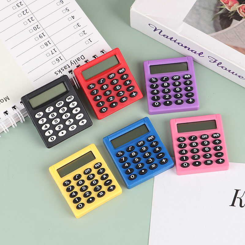 Personalized Mini Candy Color School Office Electronics Creative Calculator Pocket Boutique Stationery Small Square Calculator