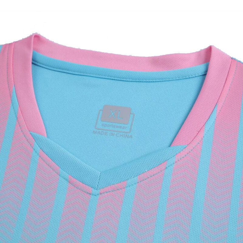 Jersey de treinamento de futebol personalizado para adultos e crianças Uniforme de futebol Logotipo personalizado Conjuntos de roupas de futebol Manga curta DIY