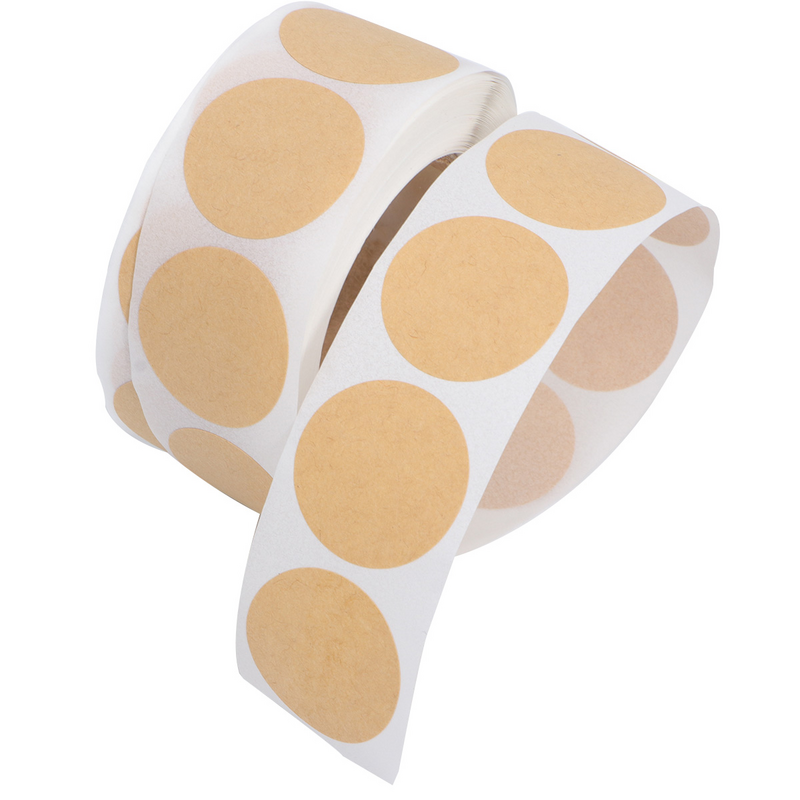 1 rolka naklejka o okrągłym kształcie samoprzylepna naklejka do zrobienia w domu pakowanie prezentów naklejki do pakowania etykiet na walentynki