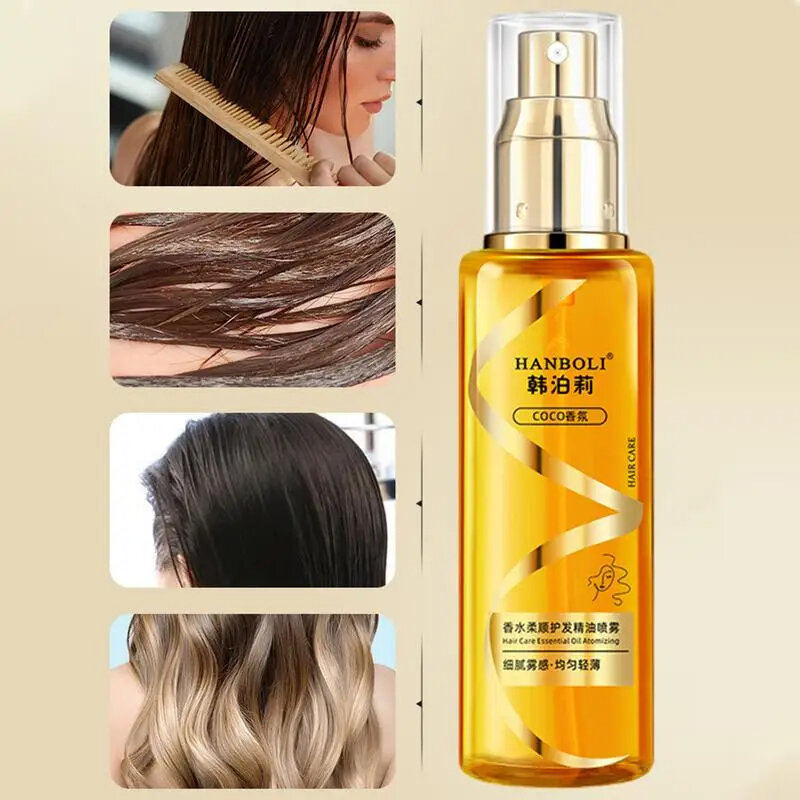 Essential Oil Spray Smoothing Conditioning Essential Oil Spray Improves Dryness Frizz Static Control Moisturises Nourishes Hair
