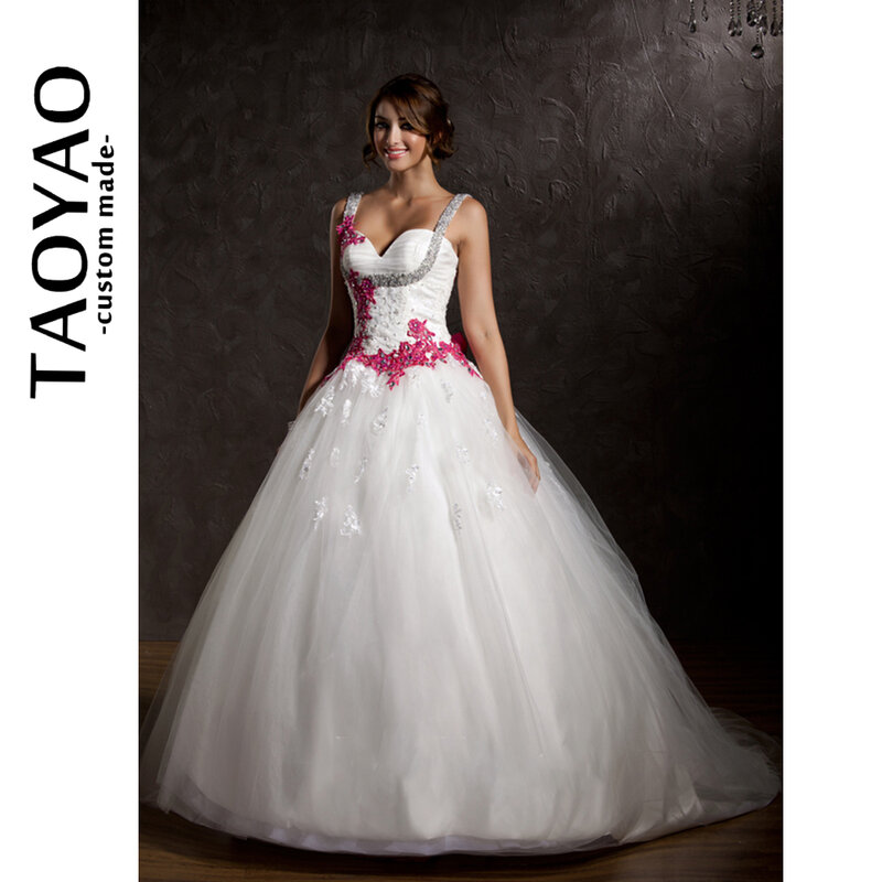 Princess Ball-Gown Wedding Dress Sweetheart Bride Dresses Satin Tulle Elegant And Pretty Women's Dresses Vestidos Para Mujer