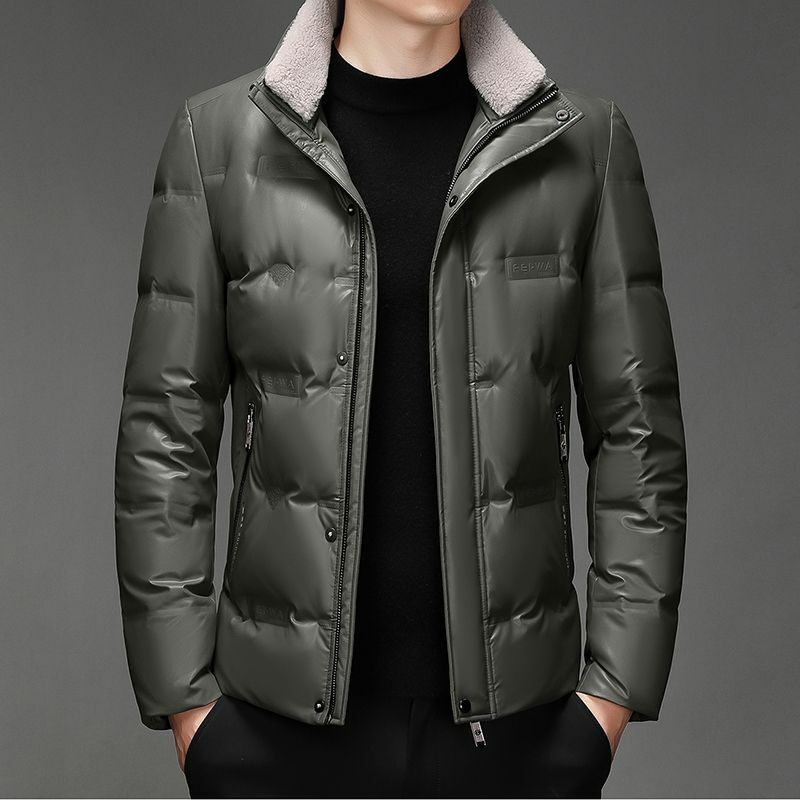 2023 New Men Down Jacket Winter Coat Mid-length Frivolous Parkas Warm Fashion Loose Outwear High-end Leisure Youth Overcoat