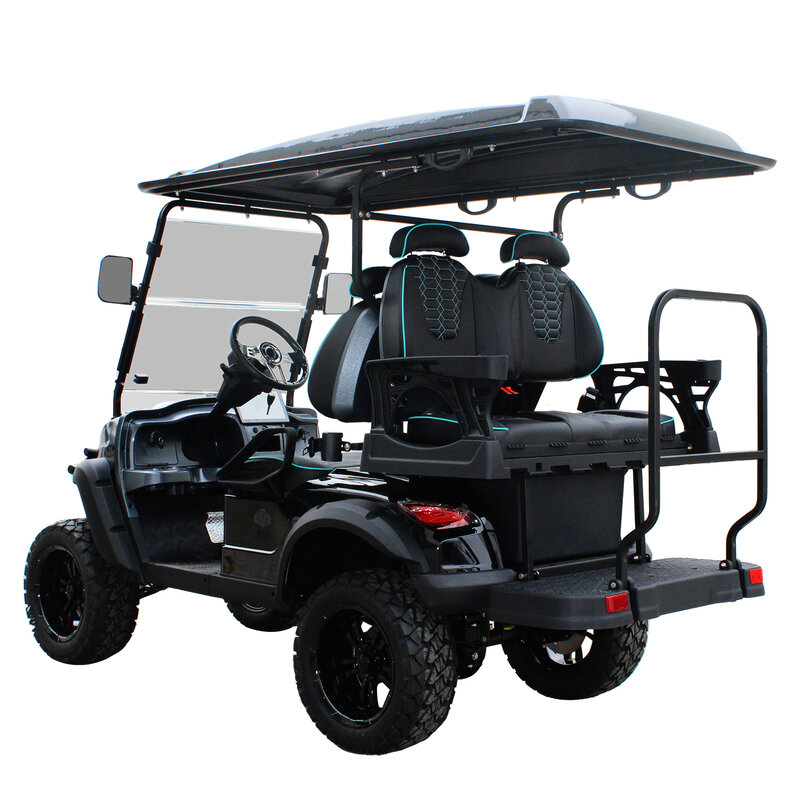 Cheap Chinese Electric Golf Carts For Sale 4 Seater Lithium 72V Battery Wholesale Price Explore Club Golf Cars Buggies