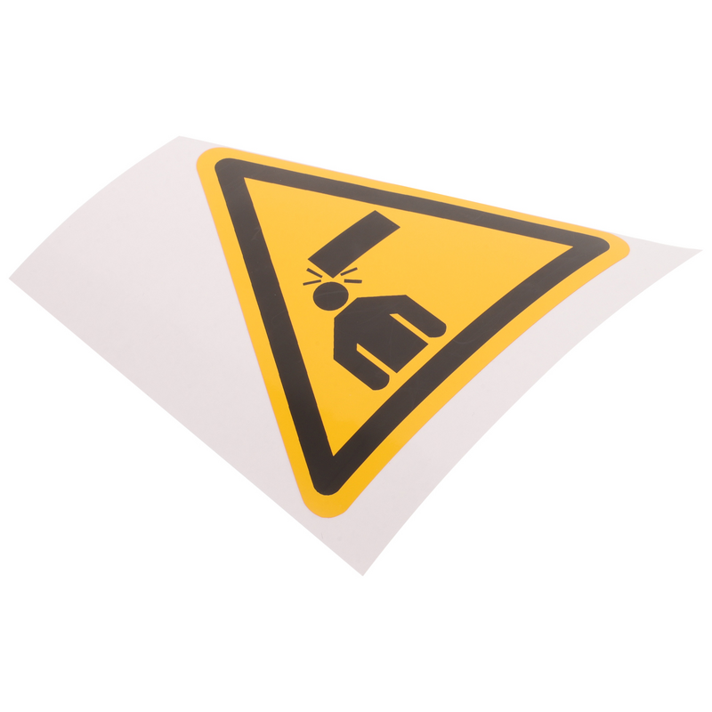 Warning Decal Self Adhesive Low Overhead Clearance Sign Caution Warning Sign