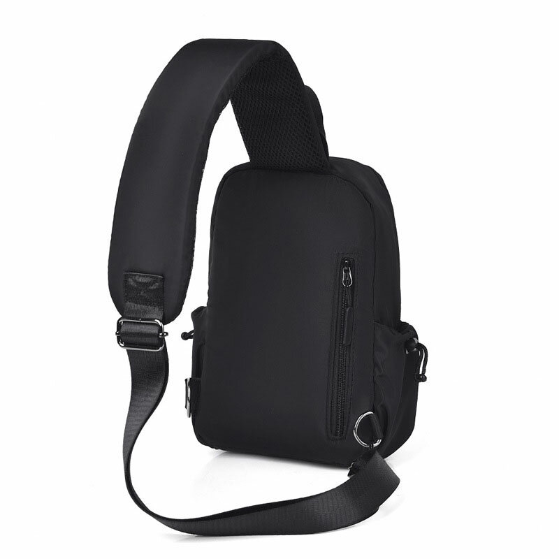 Bolsa casual masculina de ombro para viagem curta, mochila de estilingue Oxford, pacote tiracolo de forma simples, mochila mensageiro escolar