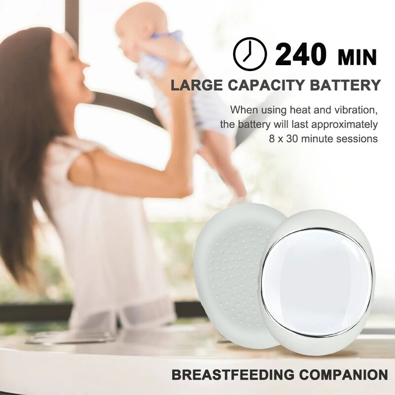 Riscaldamento allattamento massaggiatore allattamento al seno dopo il parto Essentials calore e supporto vibrazione per una migliore mastite flusso di latte
