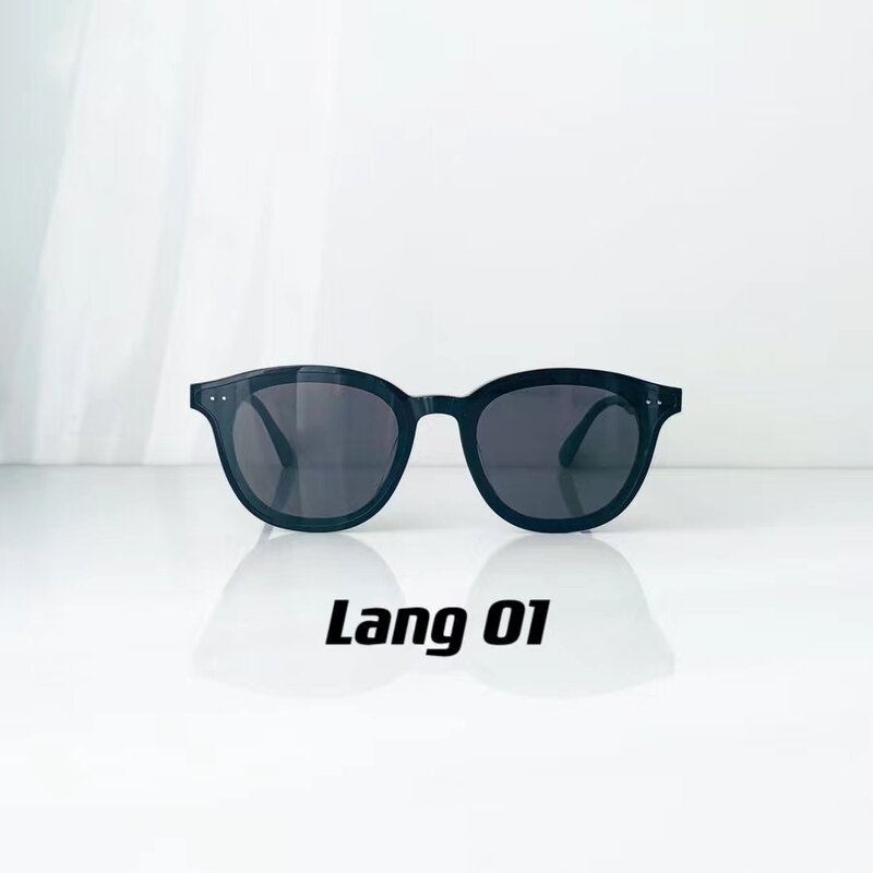 نظارات شمسية صيفية لطيفة وفاخرة للنساء والرجال ، ذات علامات تجارية ، حساسة ، كوريا