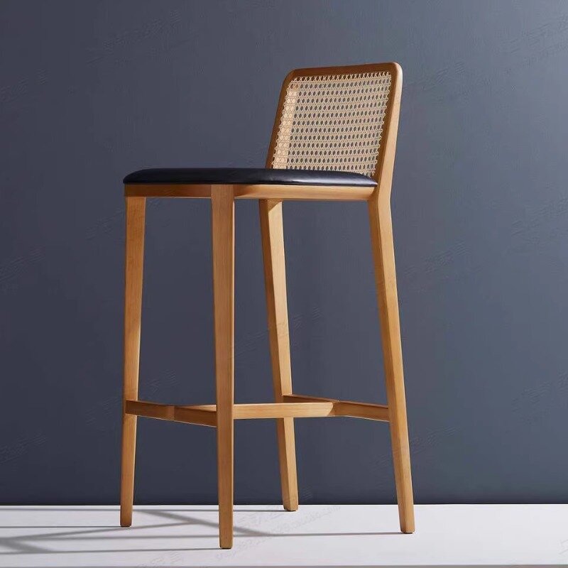 Luxo Minimalista Retro Recepção, Industrial Bar Chair, Recepção, Cadeira De Salão, Mobiliário De Restaurante, Design Europeu