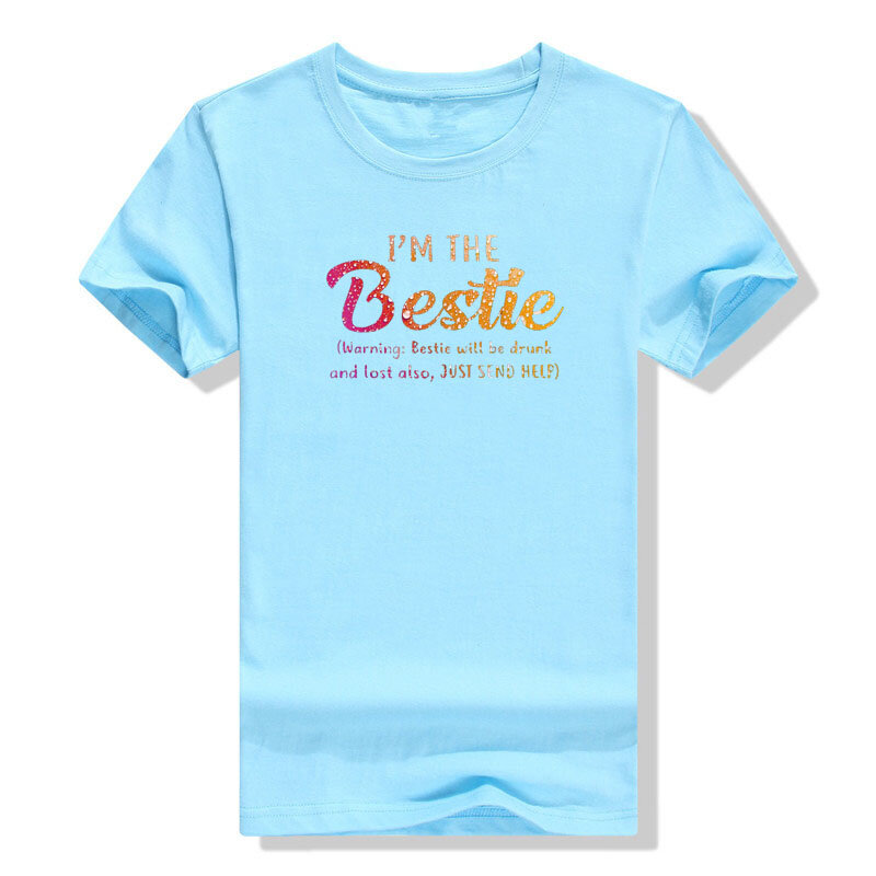 Camiseta de "I'm The-Bestie Warning", camiseta de "I'm The-Bestie, Tops