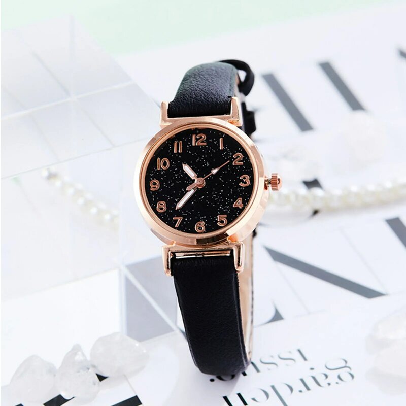Nuovo orologio da donna caldo orologio elegante elegante orologi analogici a tre mani facili da leggere per il regalo di compleanno della fidanzata