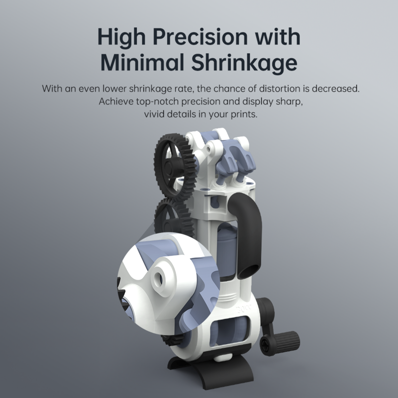 ANYCUBIC ABS Pro 2 Смола 405 нм фоточувствительная полирезина Высокая точность с минимальной усадкой для ЖК 3D-принтера