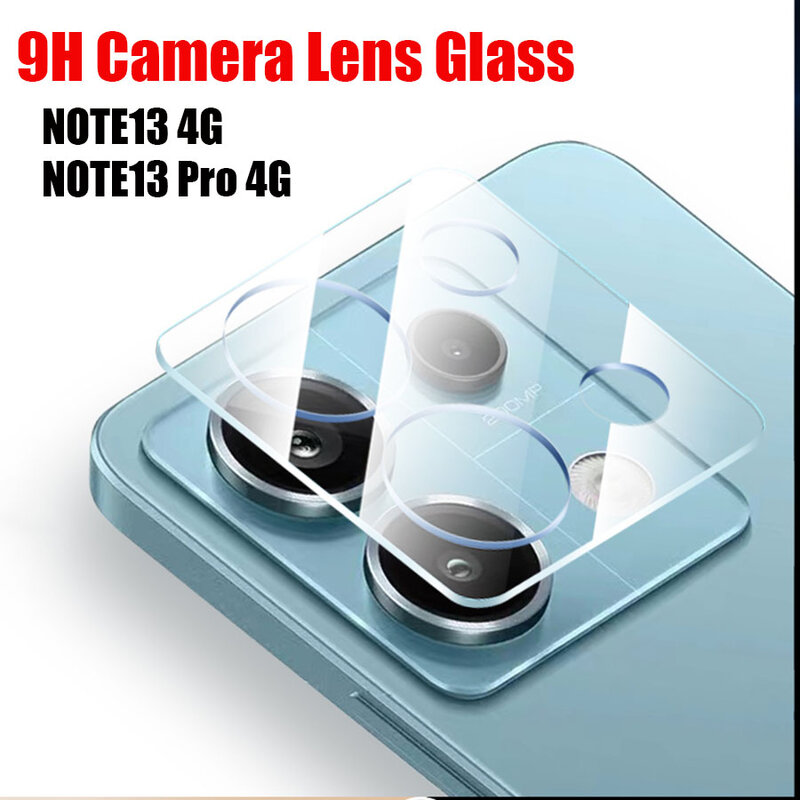 Protetor de Tela de Vidro Temperado para Xiaomi, Protetor de Lentes de Câmera, Redmi Note 13, 13Pro, 4G, 13Pro Plus, 5G, 9H, 3-1Pcs