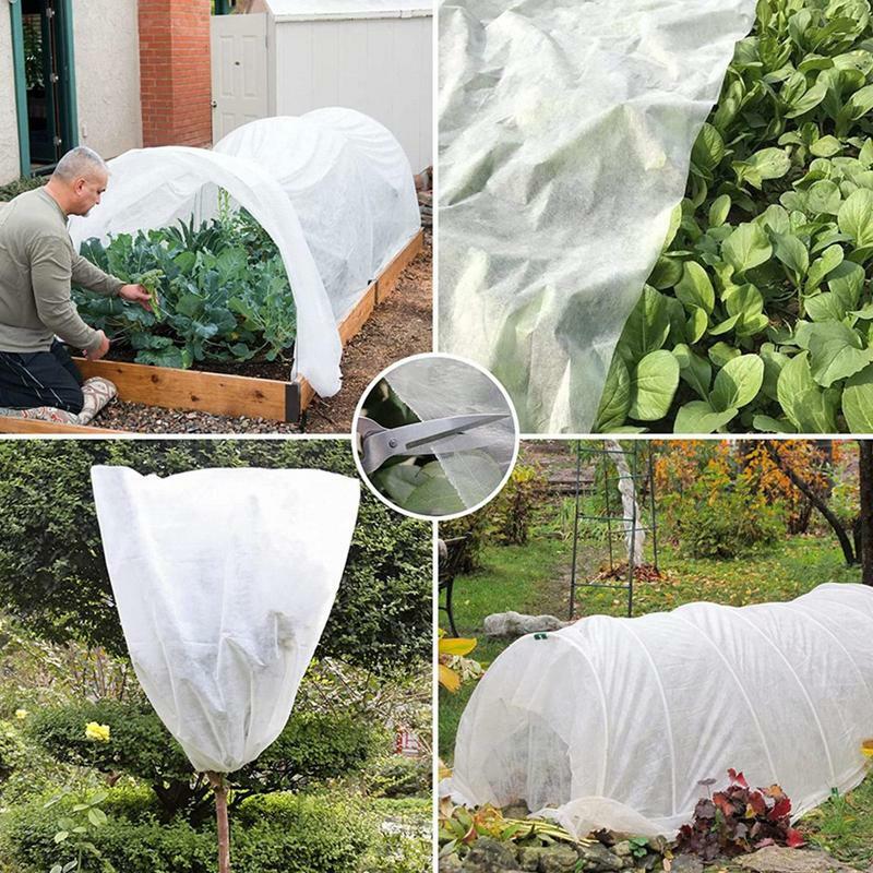 Winter Plant Covers Freeze Protection 33ft X 5.2ft Freeze Protection Cover Plant Blanket Row Cover Freeze Protection Non-Woven