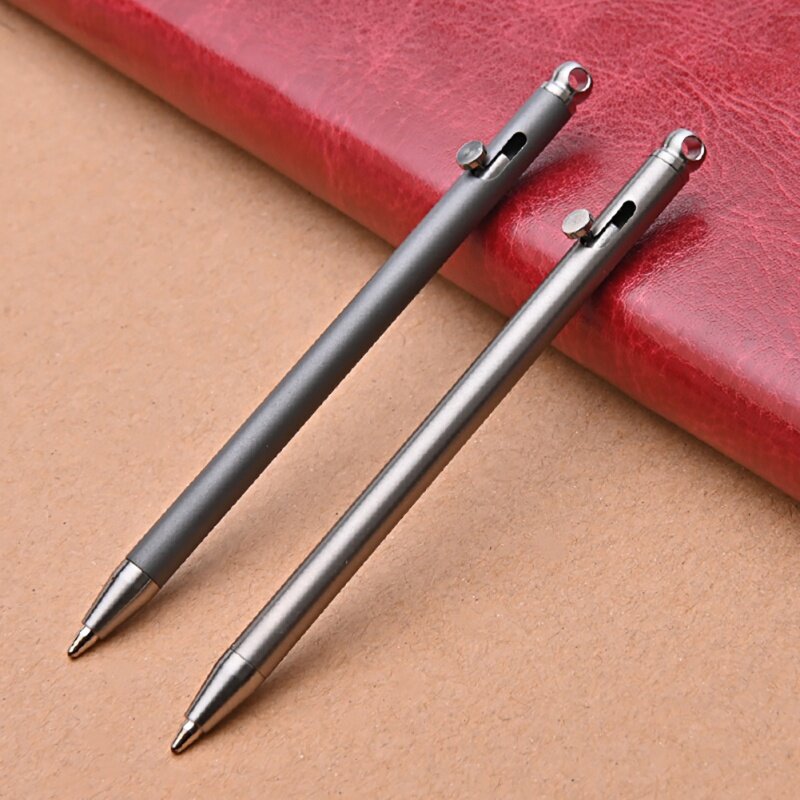 EDC Portable Mini Titanium Pen Gadget Keychain Outdoor Tool Equipment Pen Practical Environmental Self defense Tool