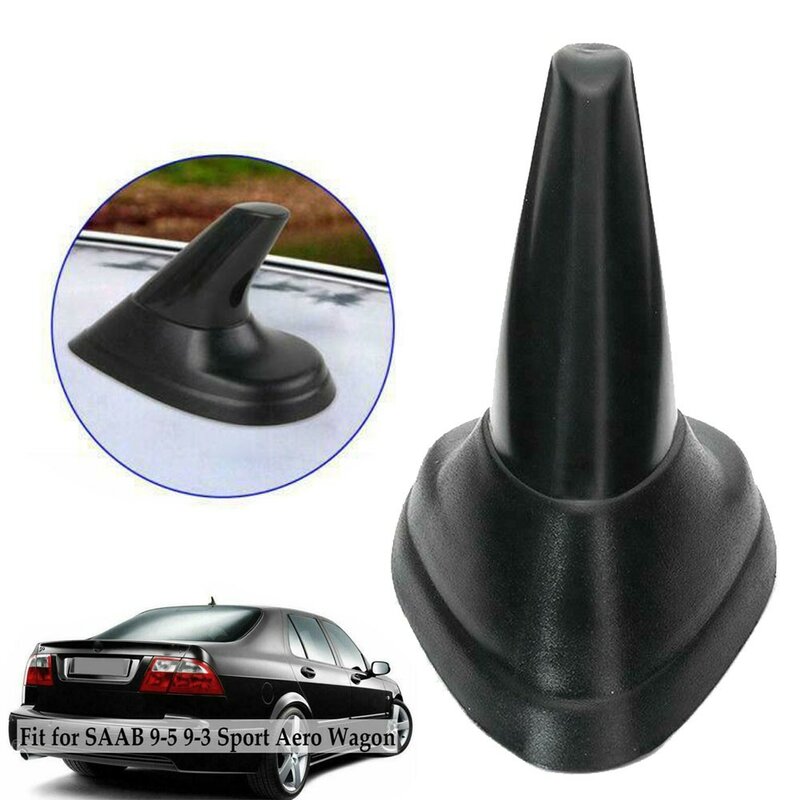 Antenna Fin Aerial Black Black Look For SAAB 9-3 9-5 93 95 AERO JC-887 Replacement Vehicle (matte Surface)