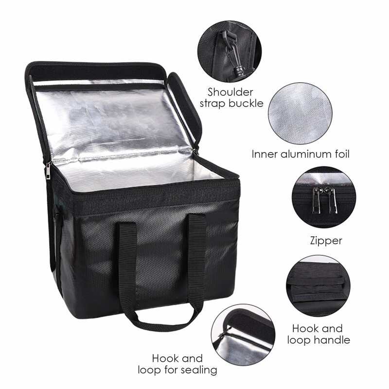 Fireproof Storage Bags Portable Battery Safe Storage Bag Large Capacity Battery Carry Tote Suitable For Mobile Power Supplies