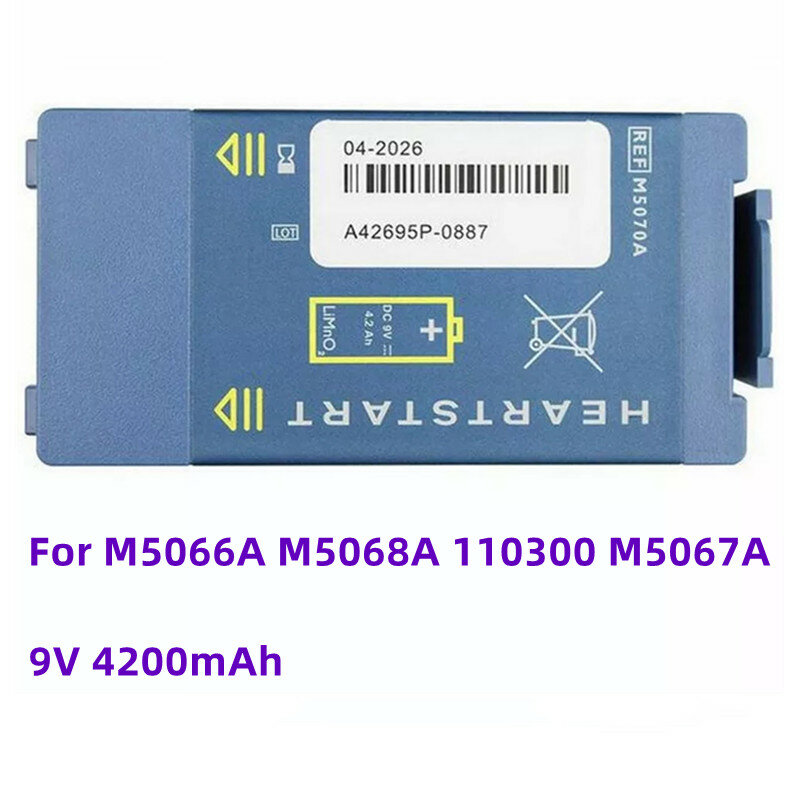 Nuova batteria 9V 4200mAh M5070A di ricambio per batteria M5066A M5068A 110300 M5067A