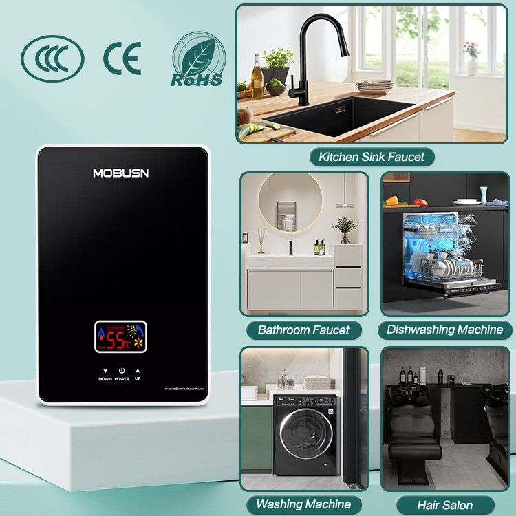 High Quality Top Sale Tankless Shower Instant Electric Water Heater