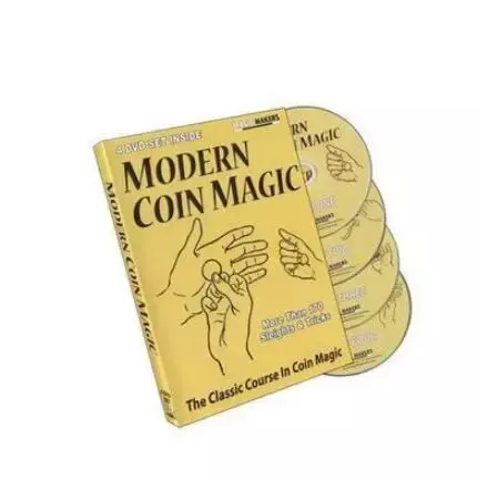 Truques mágicos mágicos, moeda moderna, truques mágicos (1-4)