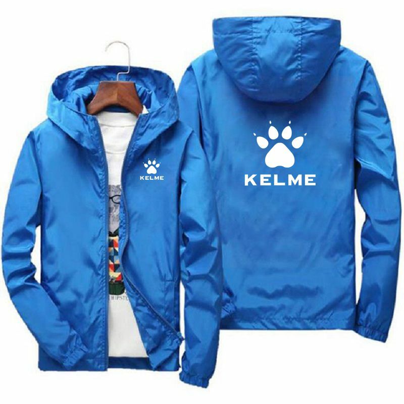 Kelme-男性用防水ジッパーパーカー、アウトドアキャンプ、スポーツ、日焼け止め用の大きなジャケット、新しいブランド、春と秋、2024