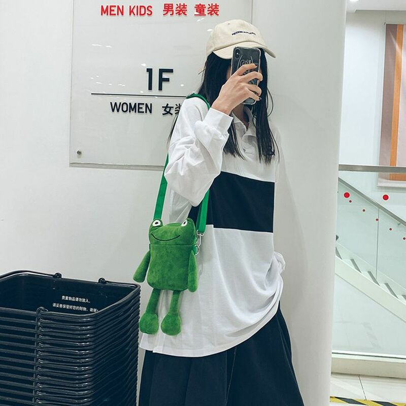 Lässig lustiges Spielzeug Geschenk All-Match Kinder reisen koreanischen Stil Handtaschen niedlichen kleinen Taschen Frauen Handtaschen Frosch