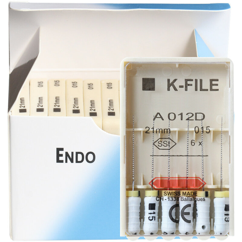 10 Packs Dental K-FILE 21/25/31mm Edelstahl Endo Wurzel Kanal K Dateien Hand Verwenden Endodontie finger Treuer Zahnarzt Alle Modelle