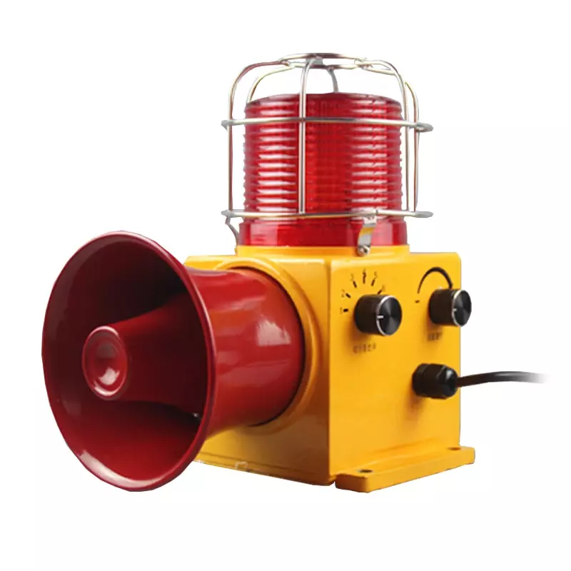 Pasokan langsung pabrik keamanan suara dan cahaya a-l-a-r-m untuk perangkat sirene klakson desibel industri 120