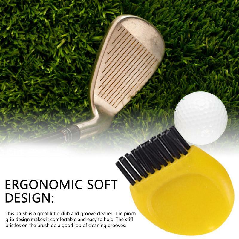 Brosse de poche de club de golf portable et douce, nettoyeur de rainures légères, outil d'aide à l'entraînement, livres de golf