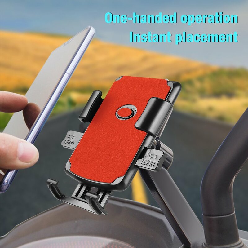 Universal Phone Holder Motorcycle Mount Stand GPS Mobile Cellphone Support Multifunctional Motor Smart Phones Holders