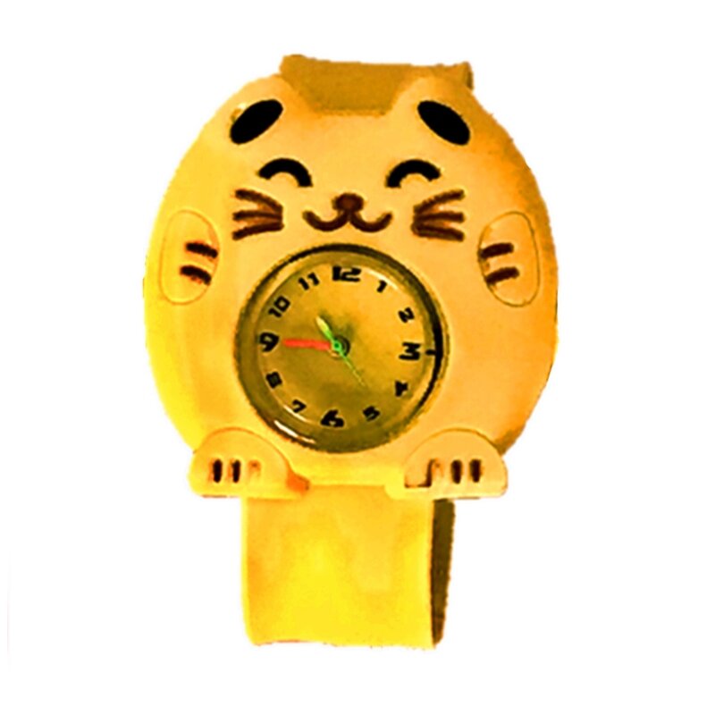 ساعة يد للأطفال تشير إلى ساعة يد كوارتز إلكترونية هدية عيد ميلاد للفتيات والأولاد