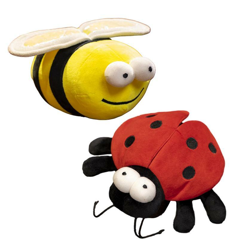 Animais de pelúcia para meninas, Bee Plush Soft Doll, Animal voador realista, Brinquedo de travesseiro para carro, quarto, casa, escritório, crianças