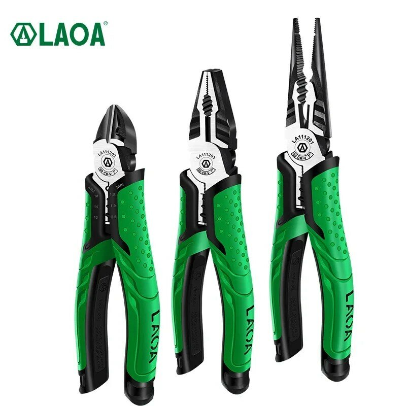 Wire Cutters Industrial Grade Hand Pliers Household Sets Multifunctional 7 inch Electrician Long Nose Diagonal Pliers