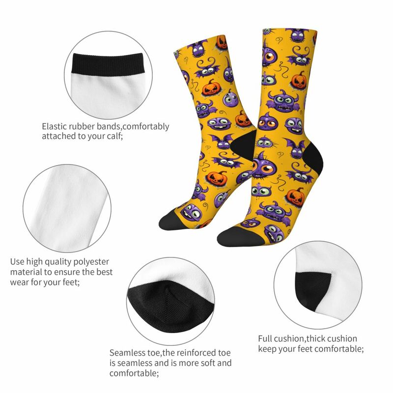 Entzückende, aber gruselige Halloween-Socken für Erwachsene Herren-Kompression socken Unisex-Band Harajuku nahtlose Crew-Socke