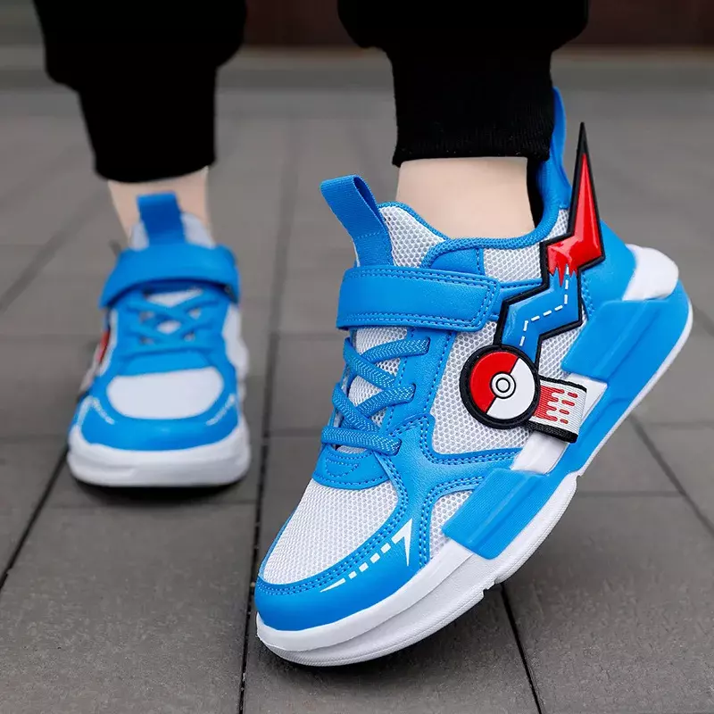 Pikachu Pokemon Kinder Cartoon Sport Schuhe Mode Anime Junge Mädchen Turnschuhe Student Beiläufige Laufende Schuh Atmungs Leichte