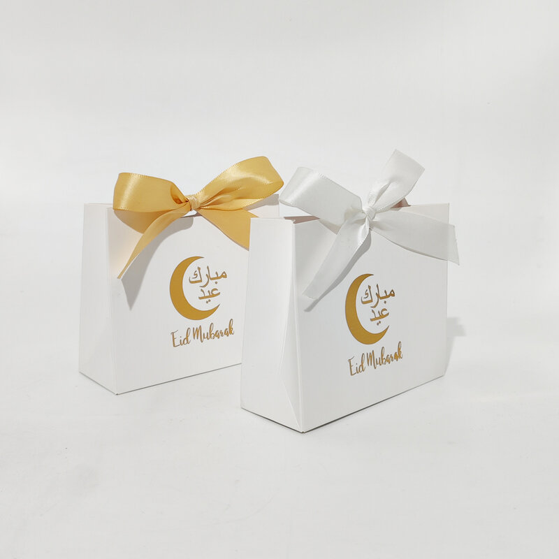Коробки для подарков счастья Рамадан ИД Мубарак коробка для конфет сувениры для вечерние ИД Мубарак гусиные коробки для шоколада печенья
