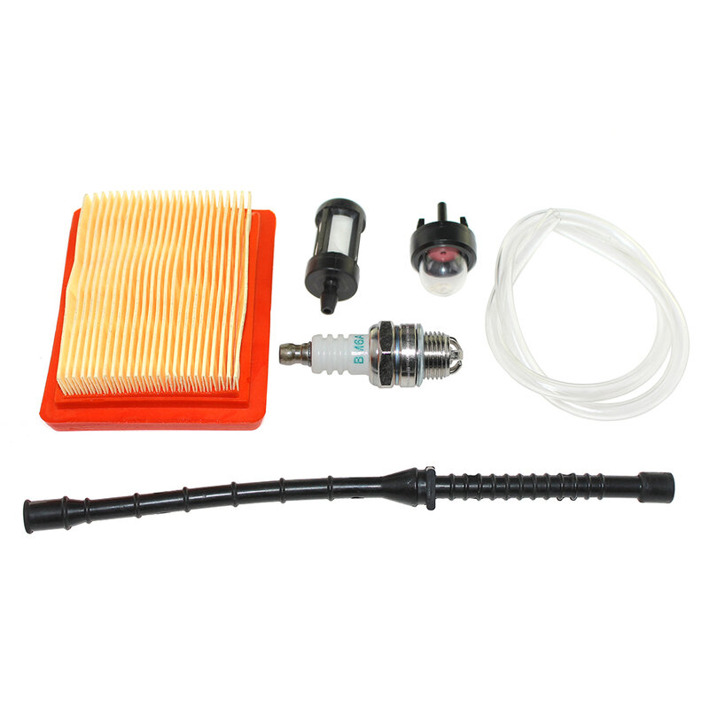 Air Filter Hose Spark Plug Pickup Body Fuel Pump For Stihl BT120 BT121 FR350 FR480 FS120 FS200 FS250 FS400 FS450 FS480 HT250